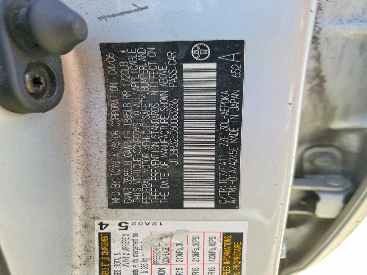 2006 TOYOTA COROLLA CE photo 23