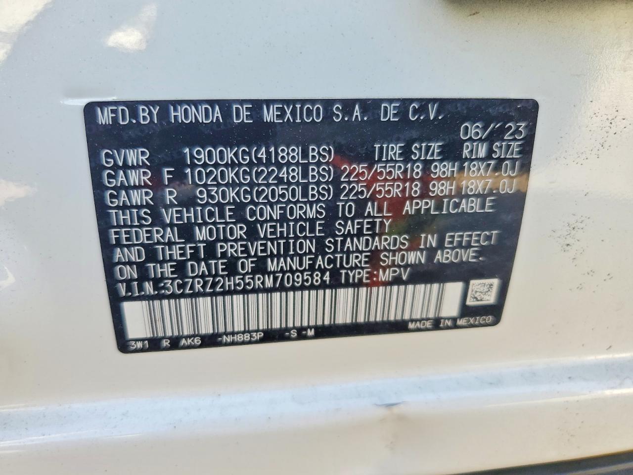 2024 HONDA HR-V SPORT photo 25