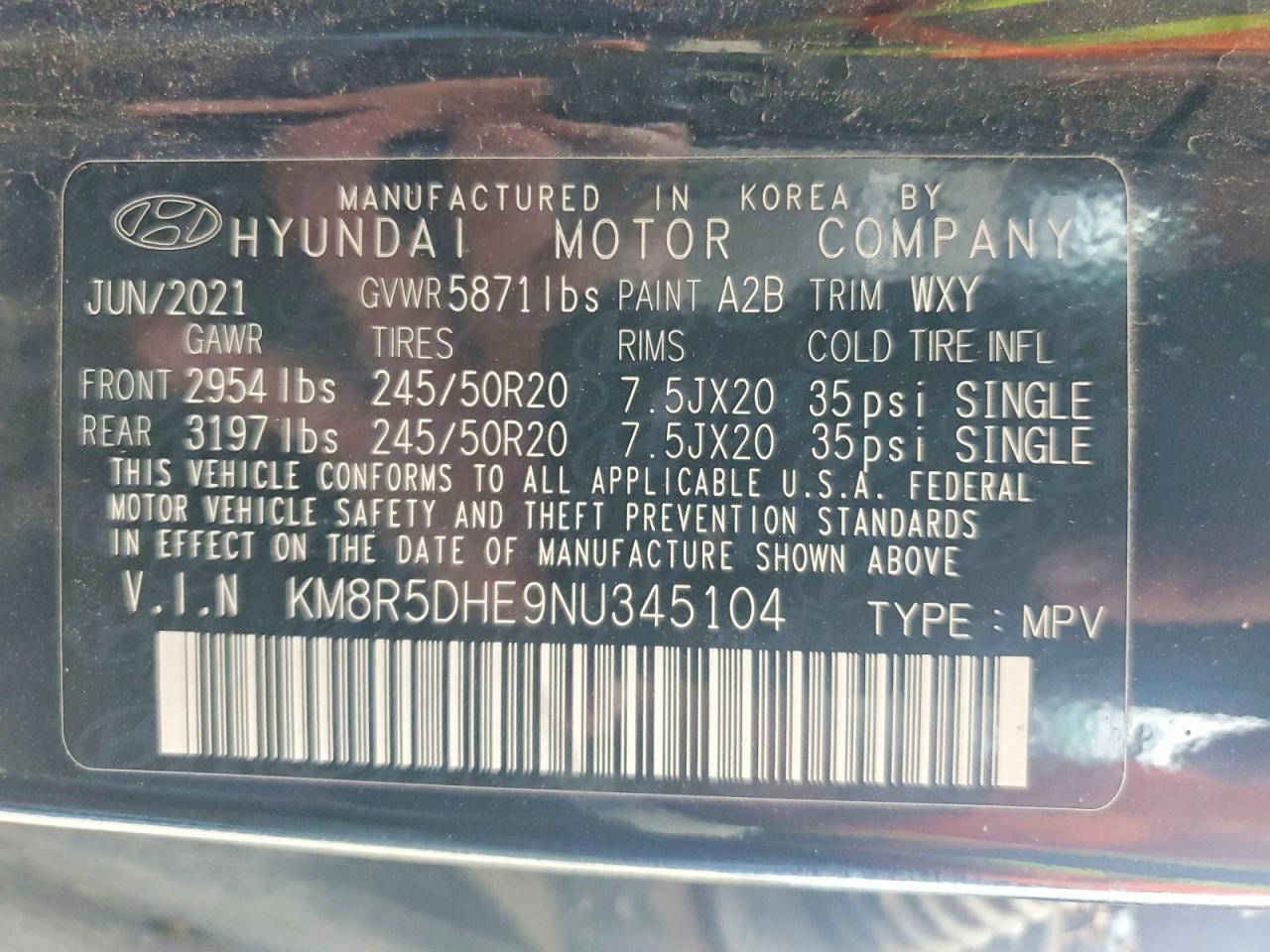 2022 HYUNDAI PALISADE LIMITED photo 25