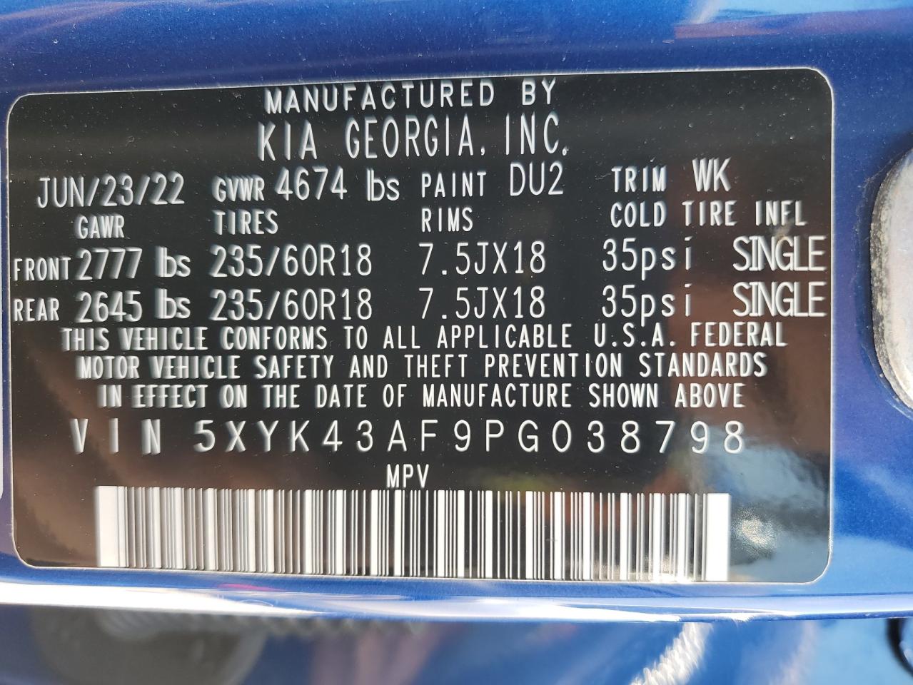 2023 KIA SPORTAGE SX photo 25