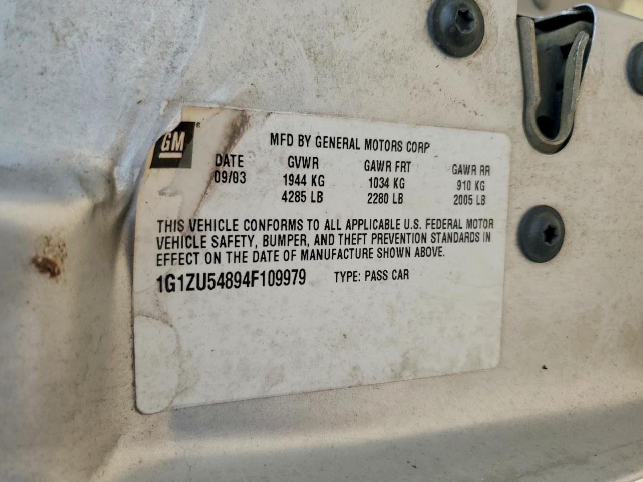2004 CHEVROLET MALIBU LT photo 23