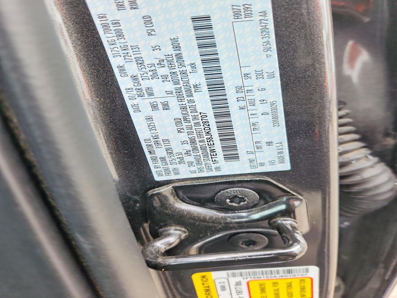 2018 FORD F150 SUPERCREW photo 25