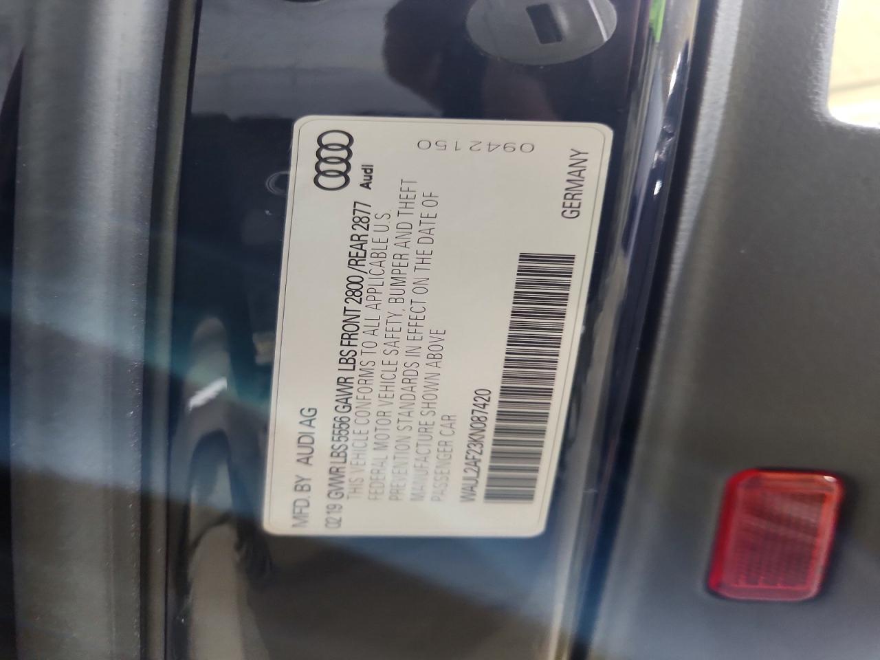 2019 AUDI A6 PREMIUM PLUS photo 23