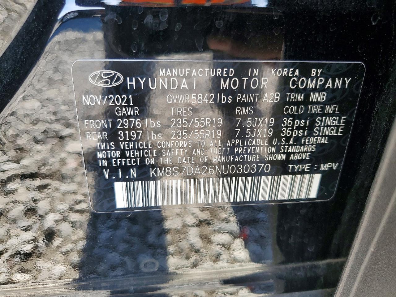 2022 HYUNDAI SANTA FE LIMITED photo 25