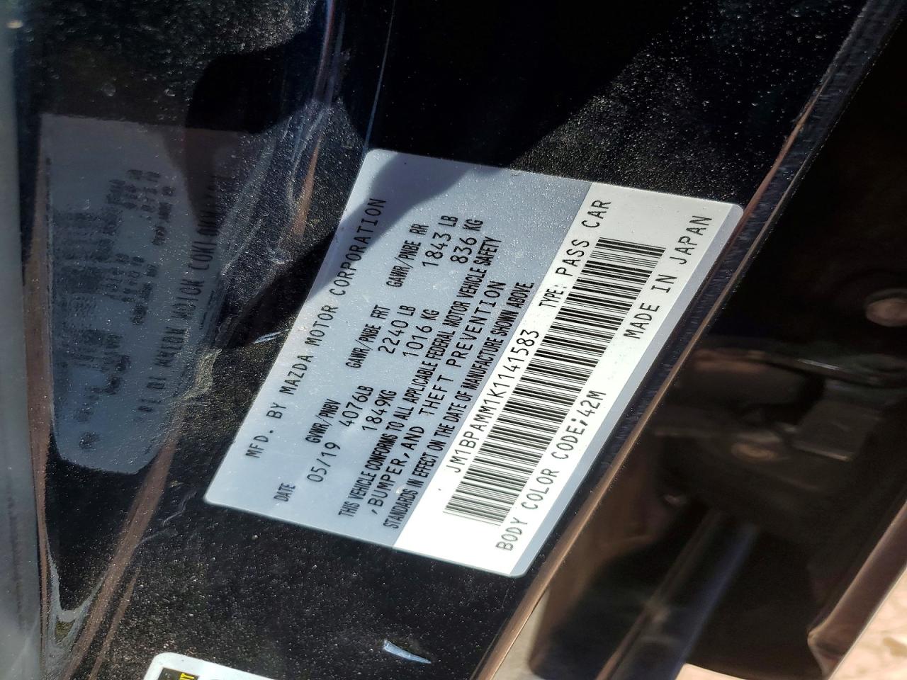 2019 MAZDA 3 PREFERRED photo 23
