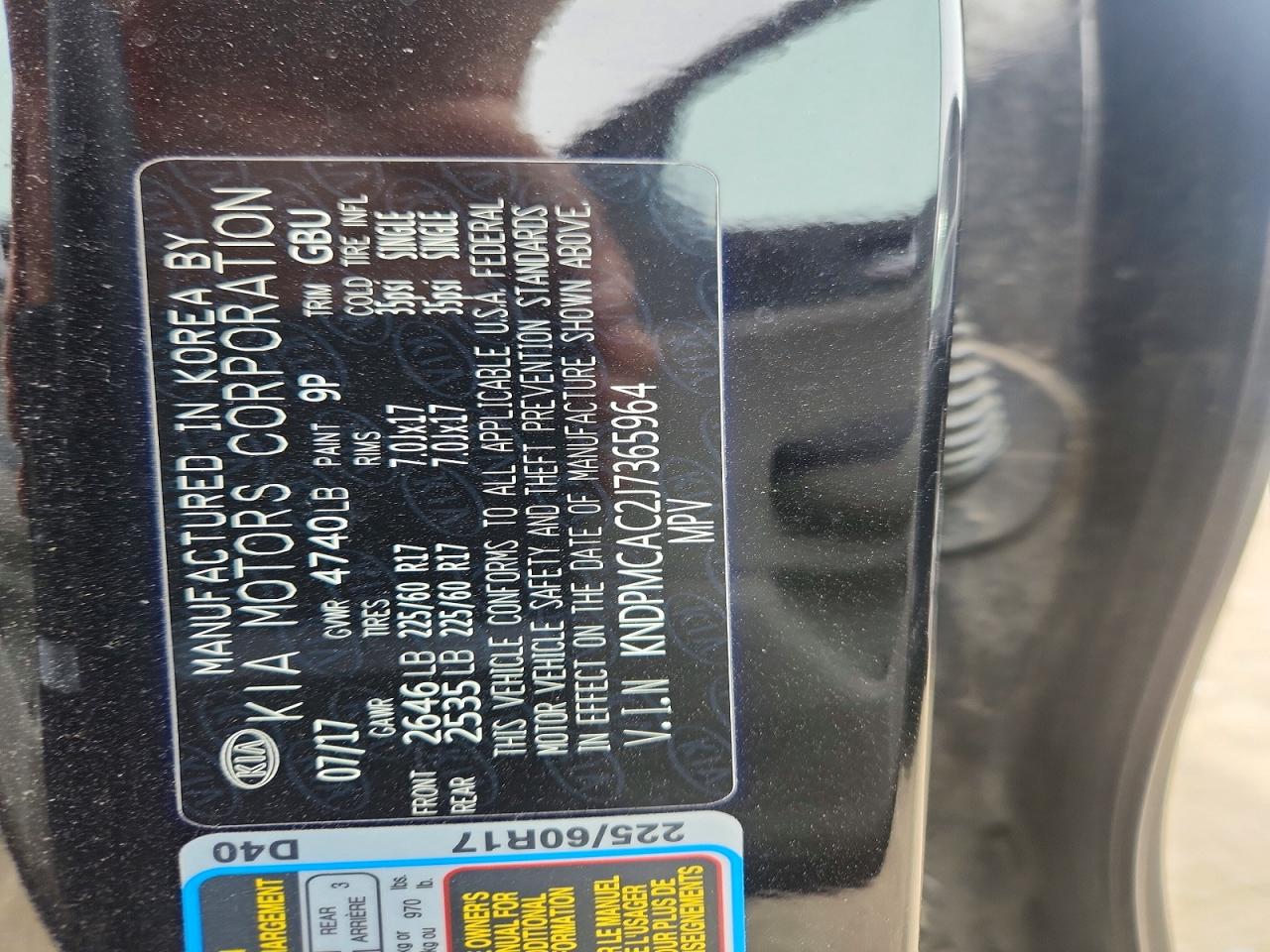 2018 KIA SPORTAGE LX photo 37