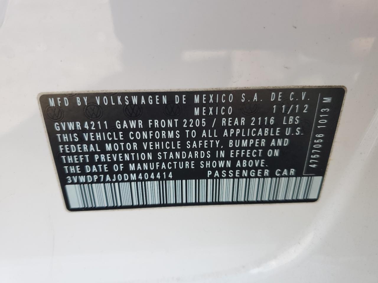 2013 VOLKSWAGEN JETTA SE photo 23