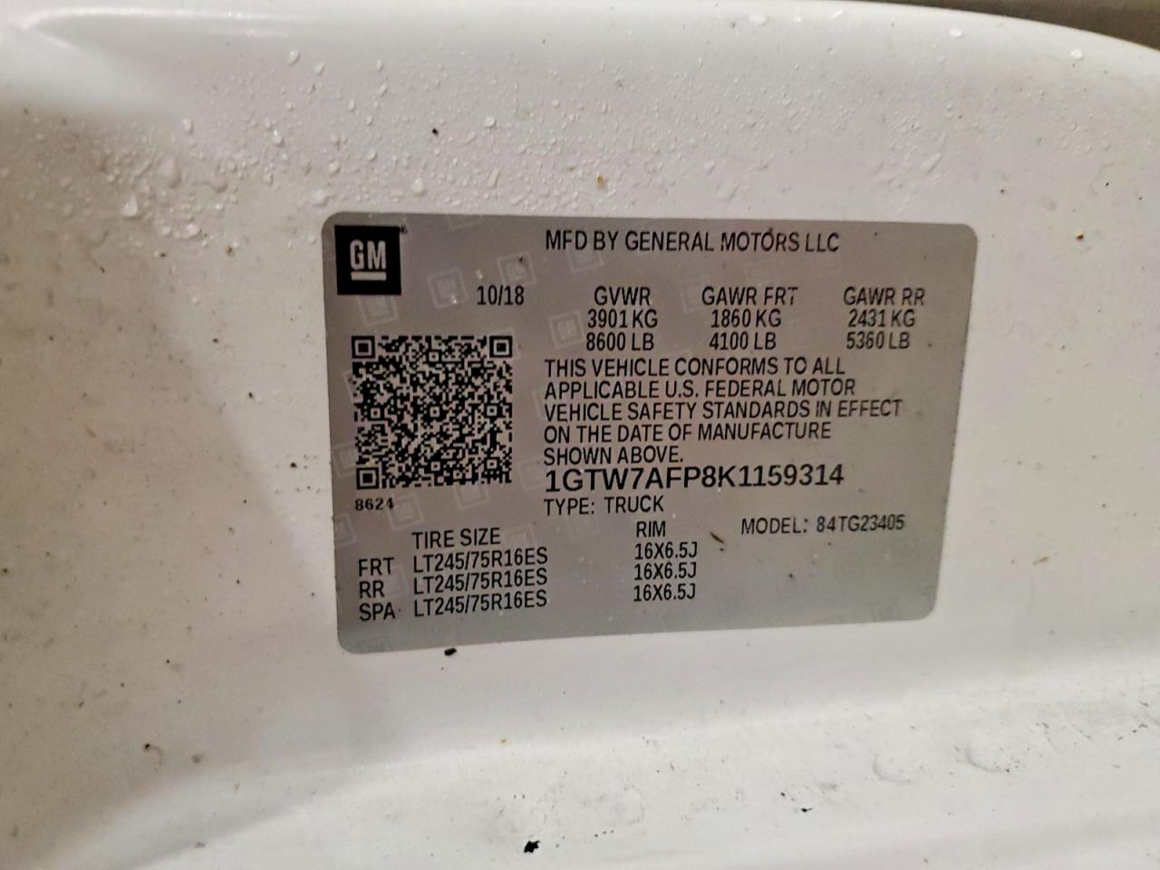 2019 GMC SAVANA G2500 photo 37
