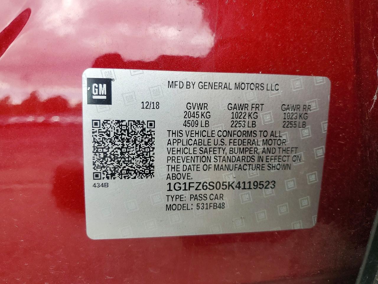 2019 CHEVROLET BOLT EV PREMIER photo 25