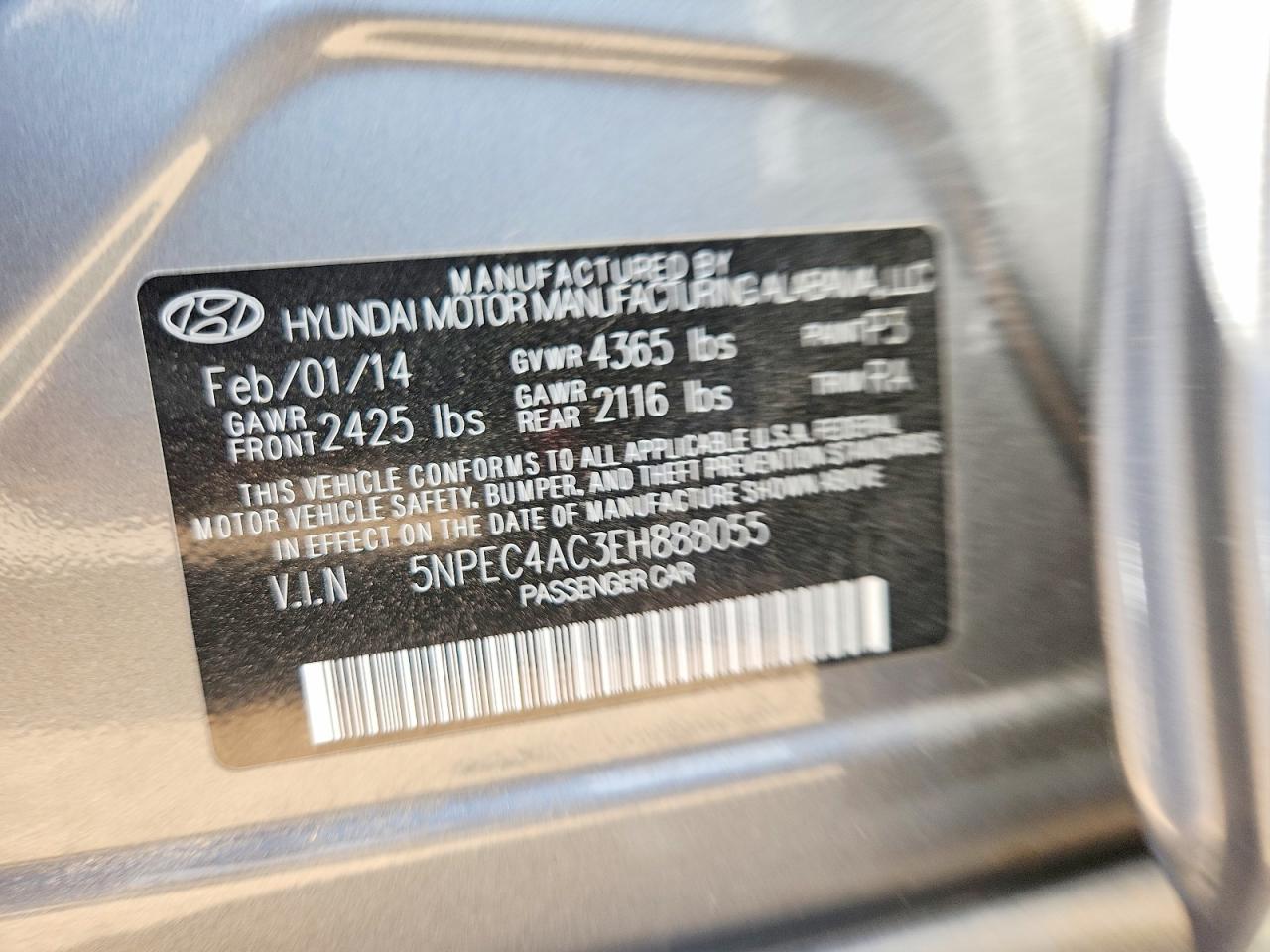 2014 HYUNDAI SONATA LIMITED photo 34