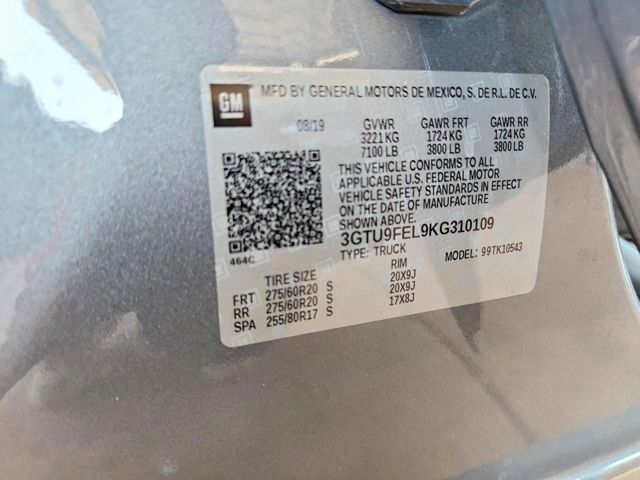 2019 GMC SIERRA K1500 DENALI photo 13