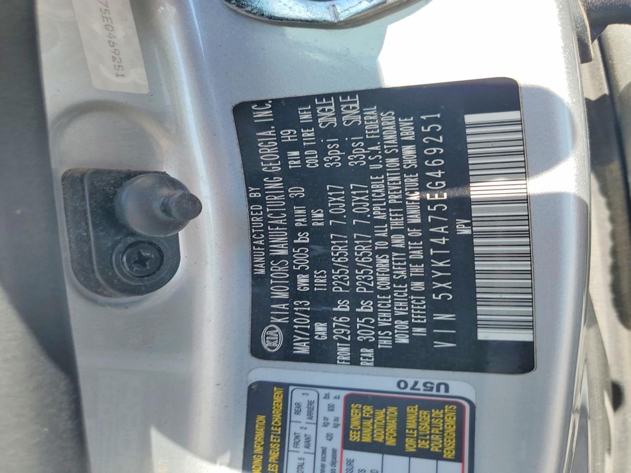 2014 KIA SORENTO LX photo 37