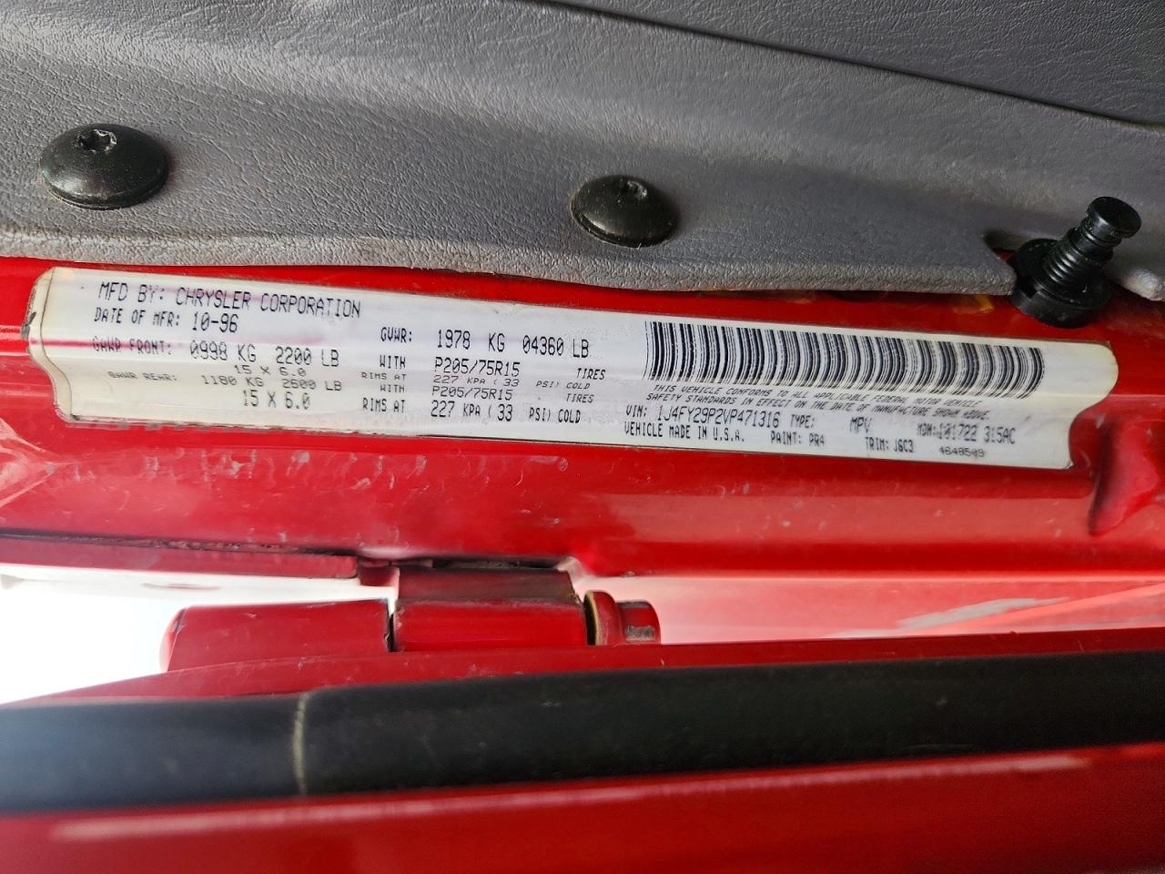 1997 JEEP WRANGLER / TJ SE photo 23