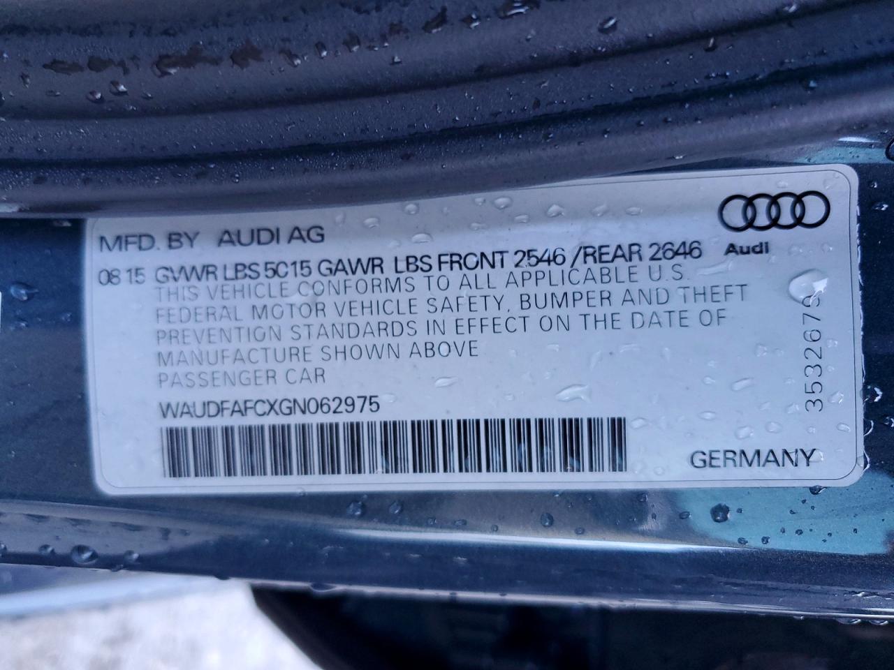 2016 AUDI A6 PREMIUM PLUS photo 23