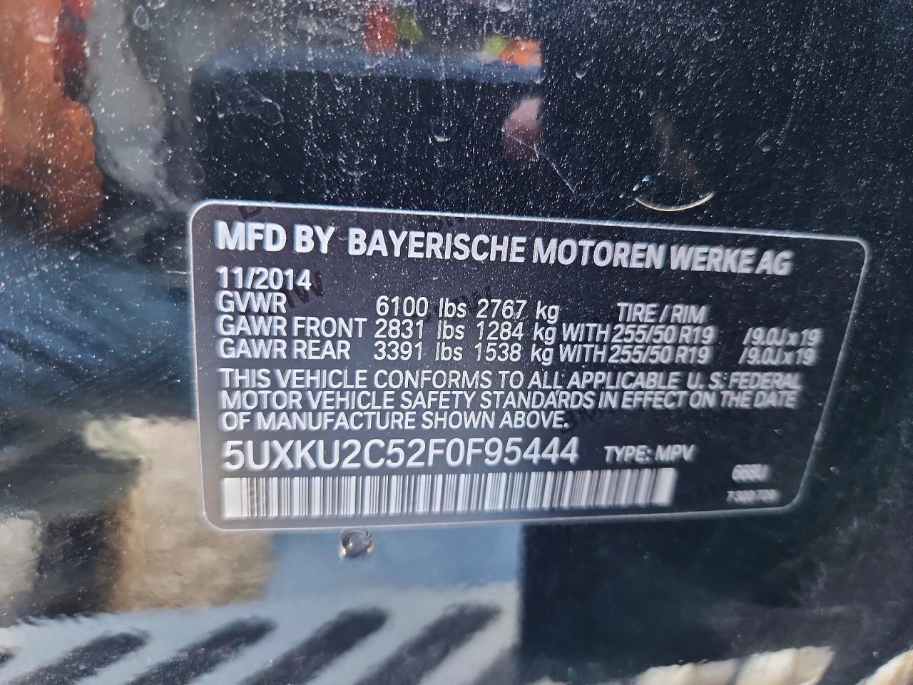 2015 BMW X6 XDRIVE35I photo 34