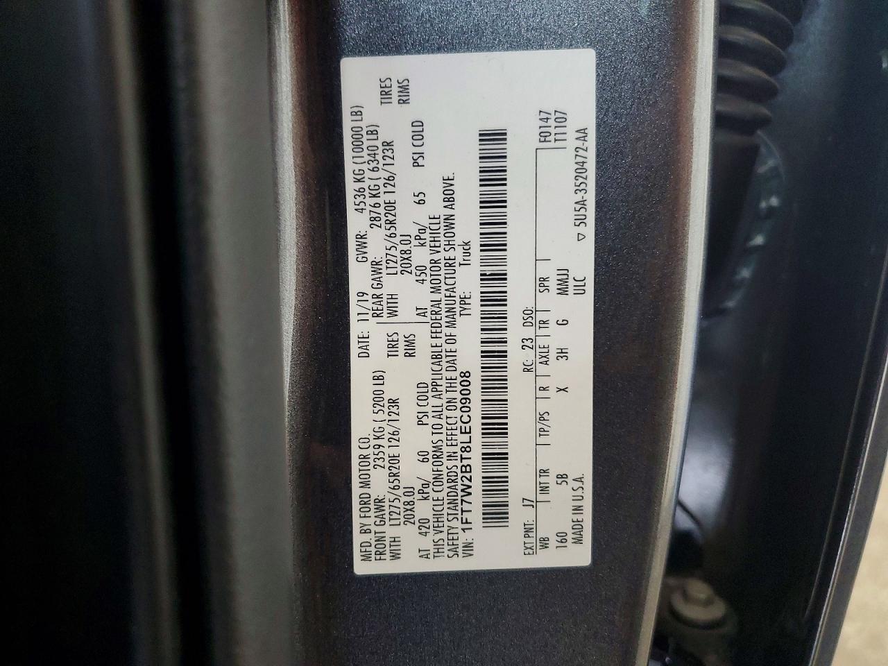 2020 FORD F250 SUPER DUTY photo 25