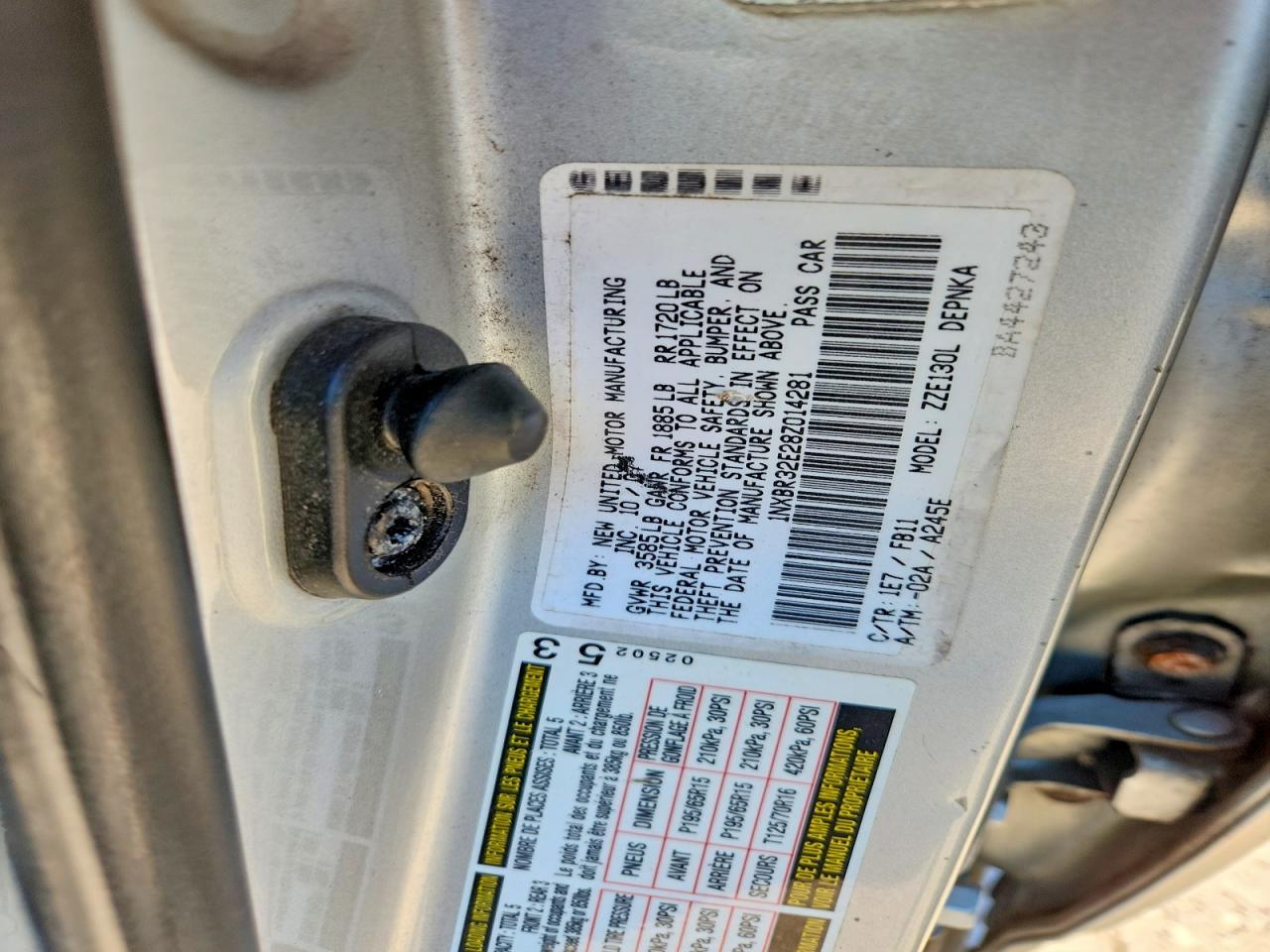 2008 TOYOTA COROLLA LE photo 23