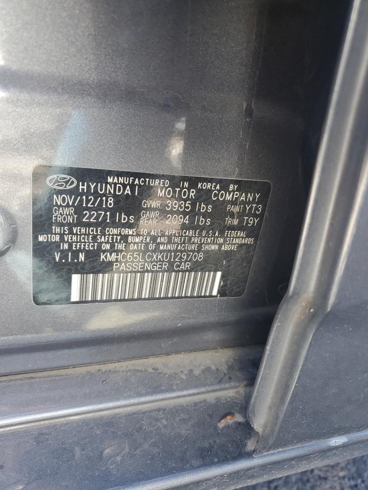 2019 HYUNDAI IONIQ BLUE photo 23