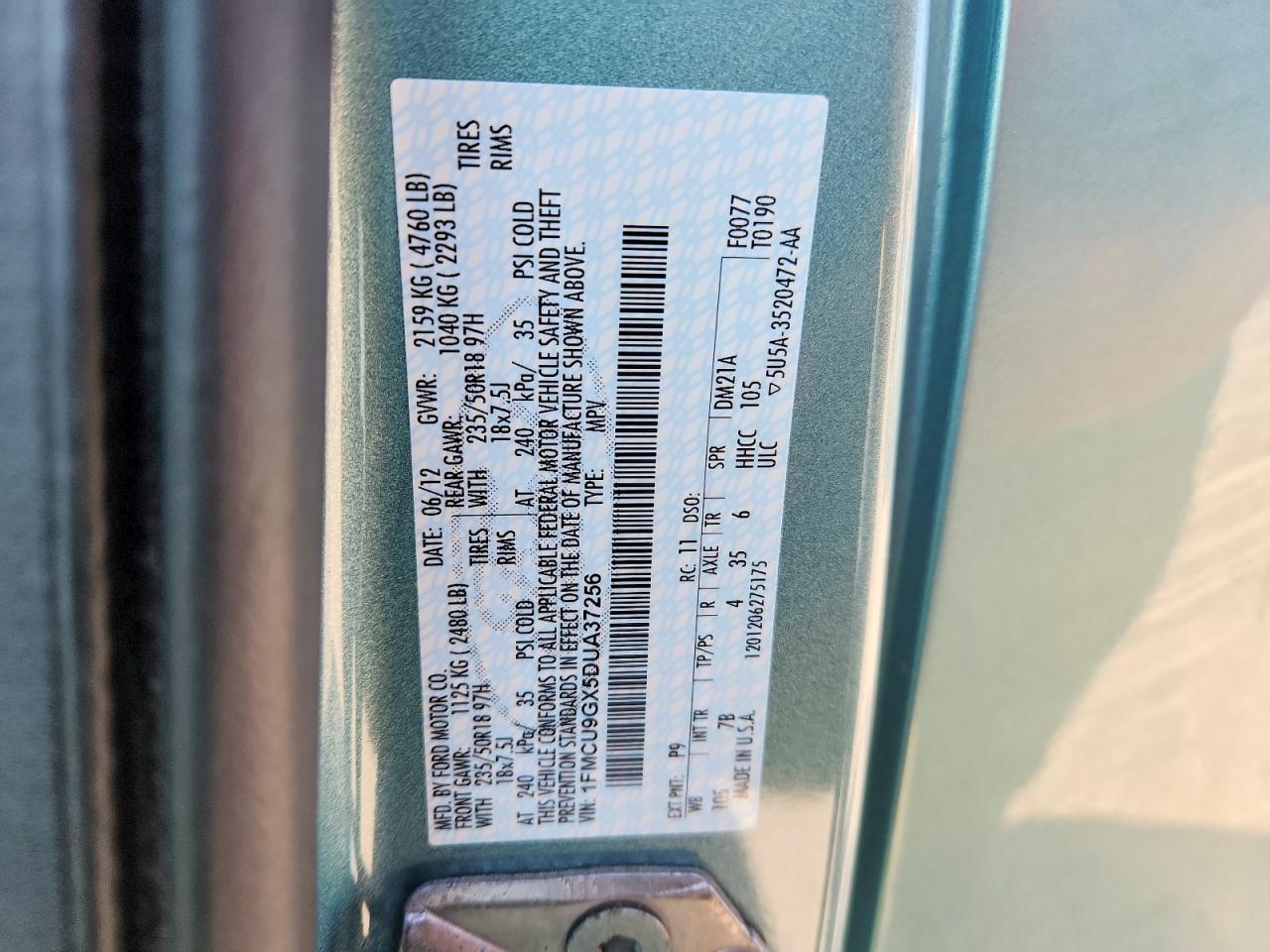 2013 FORD ESCAPE SE photo 23