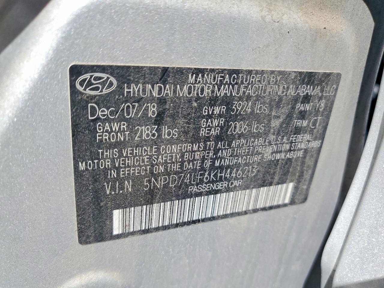 2019 HYUNDAI ELANTRA SE photo 23