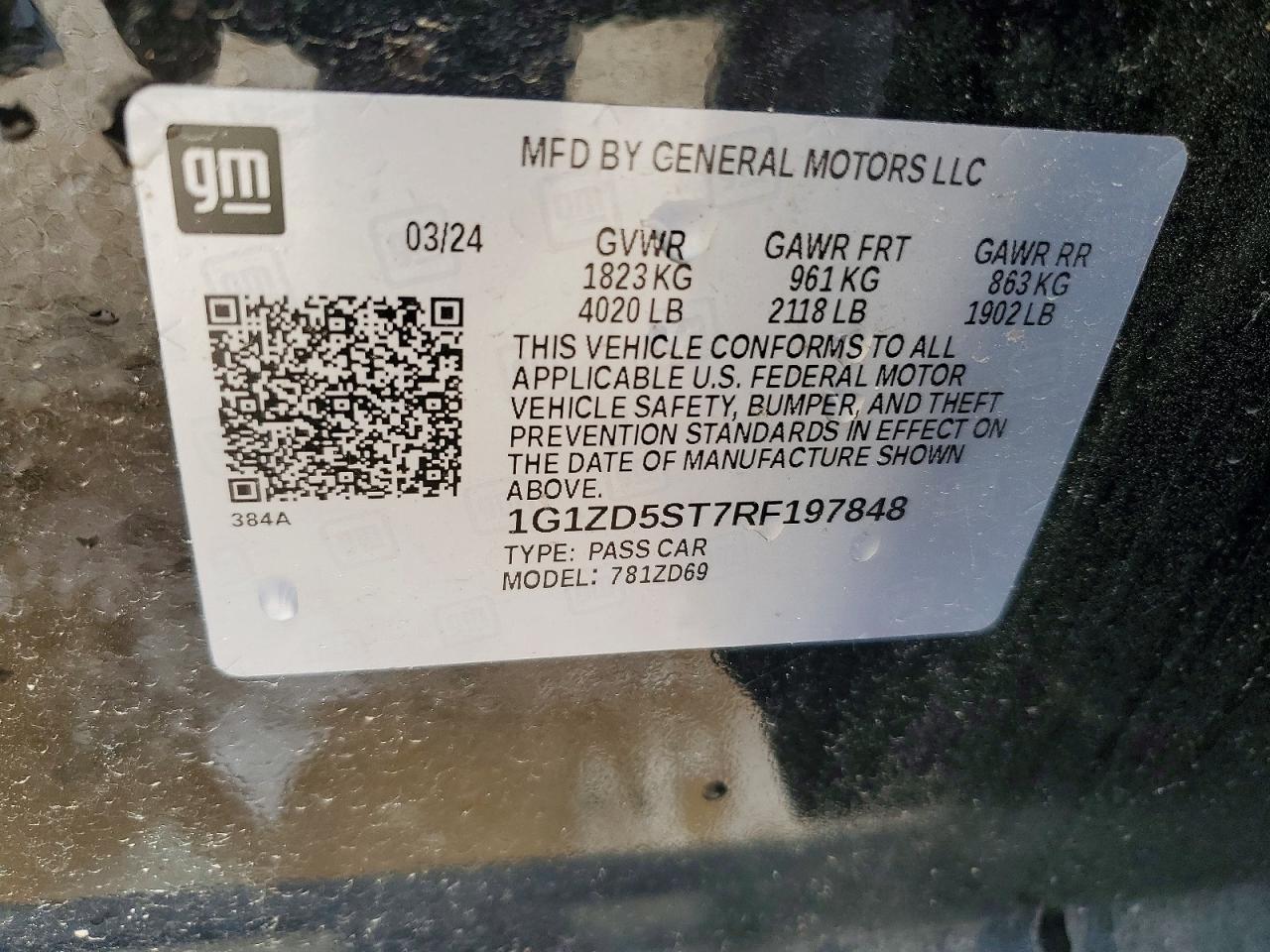 2024 CHEVROLET MALIBU LT photo 34