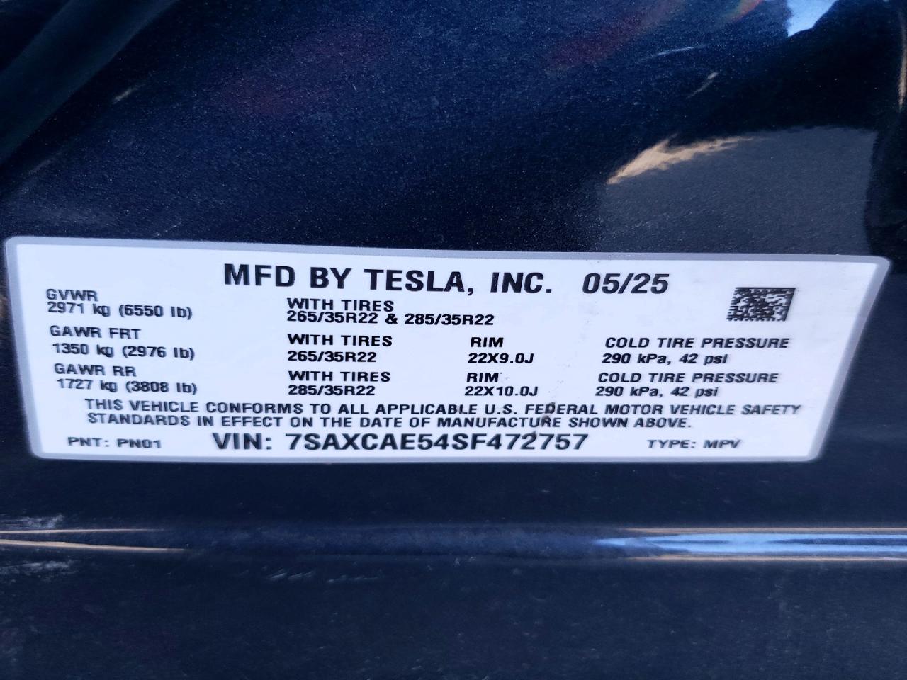 2025 TESLA MODEL X photo 25