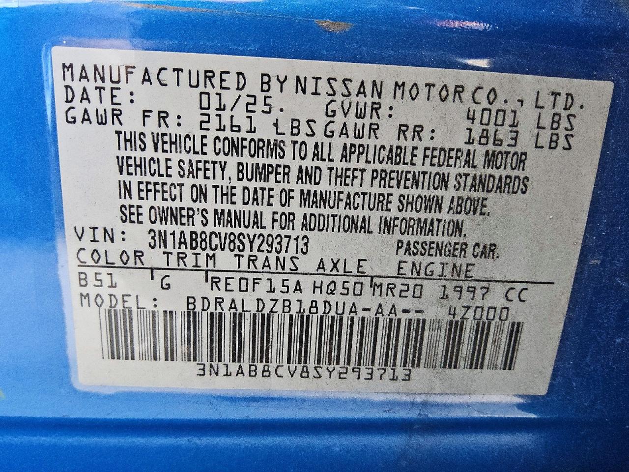 2025 NISSAN SENTRA SV photo 23