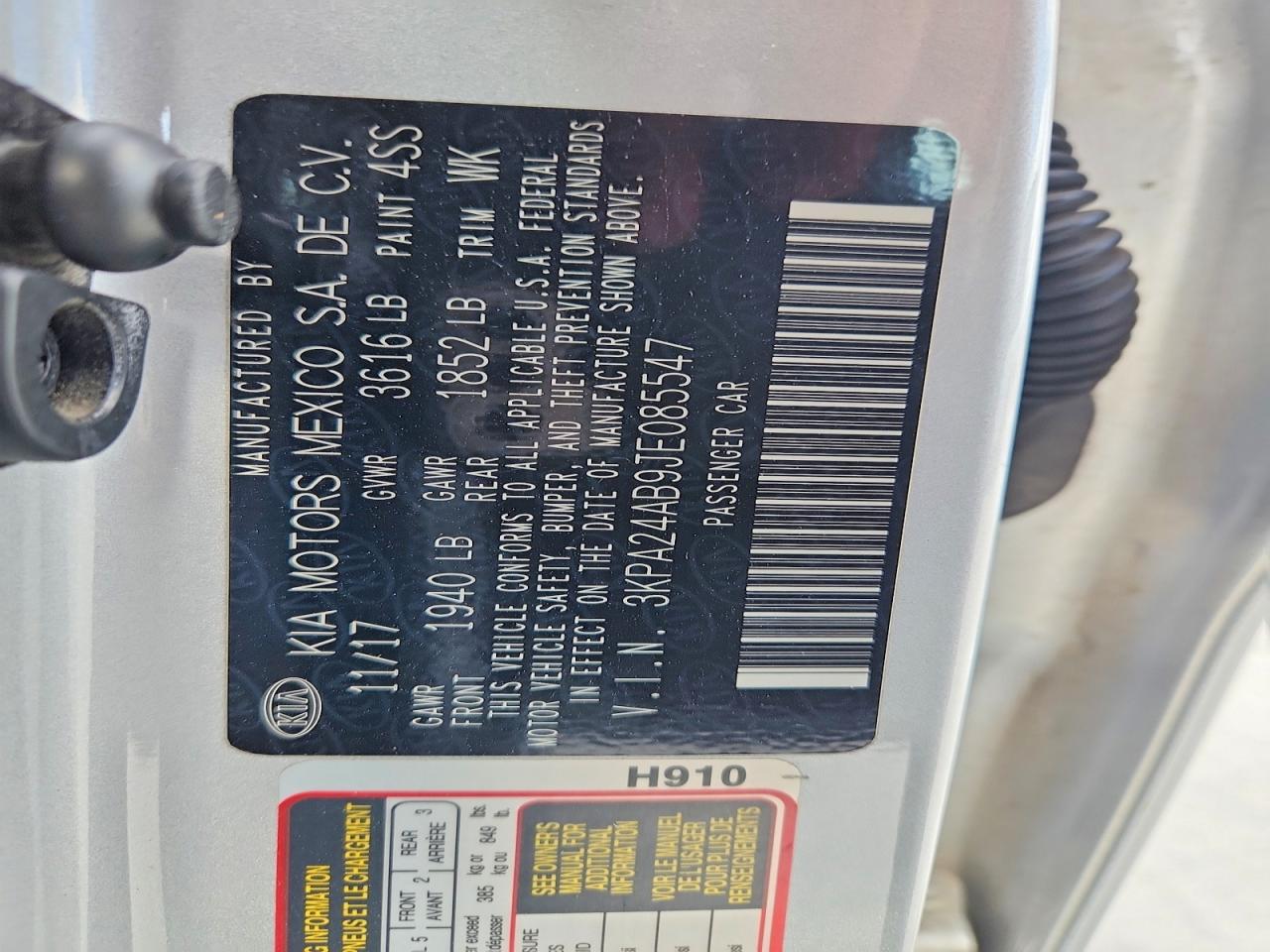 2018 KIA RIO S photo 37