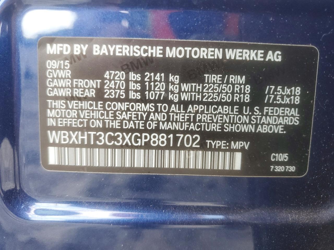 2016 BMW X1 XDRIVE28I photo 13