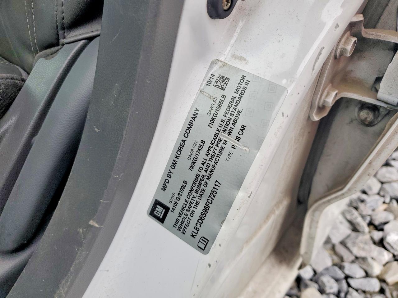 2015 CHEVROLET SPARK 1LT photo 12
