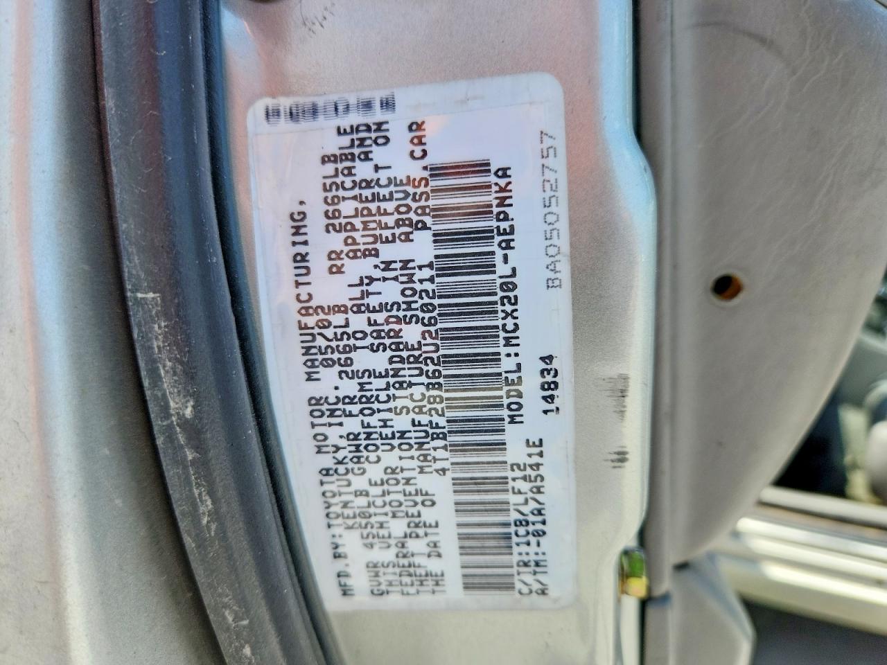 2002 TOYOTA AVALON XL photo 23
