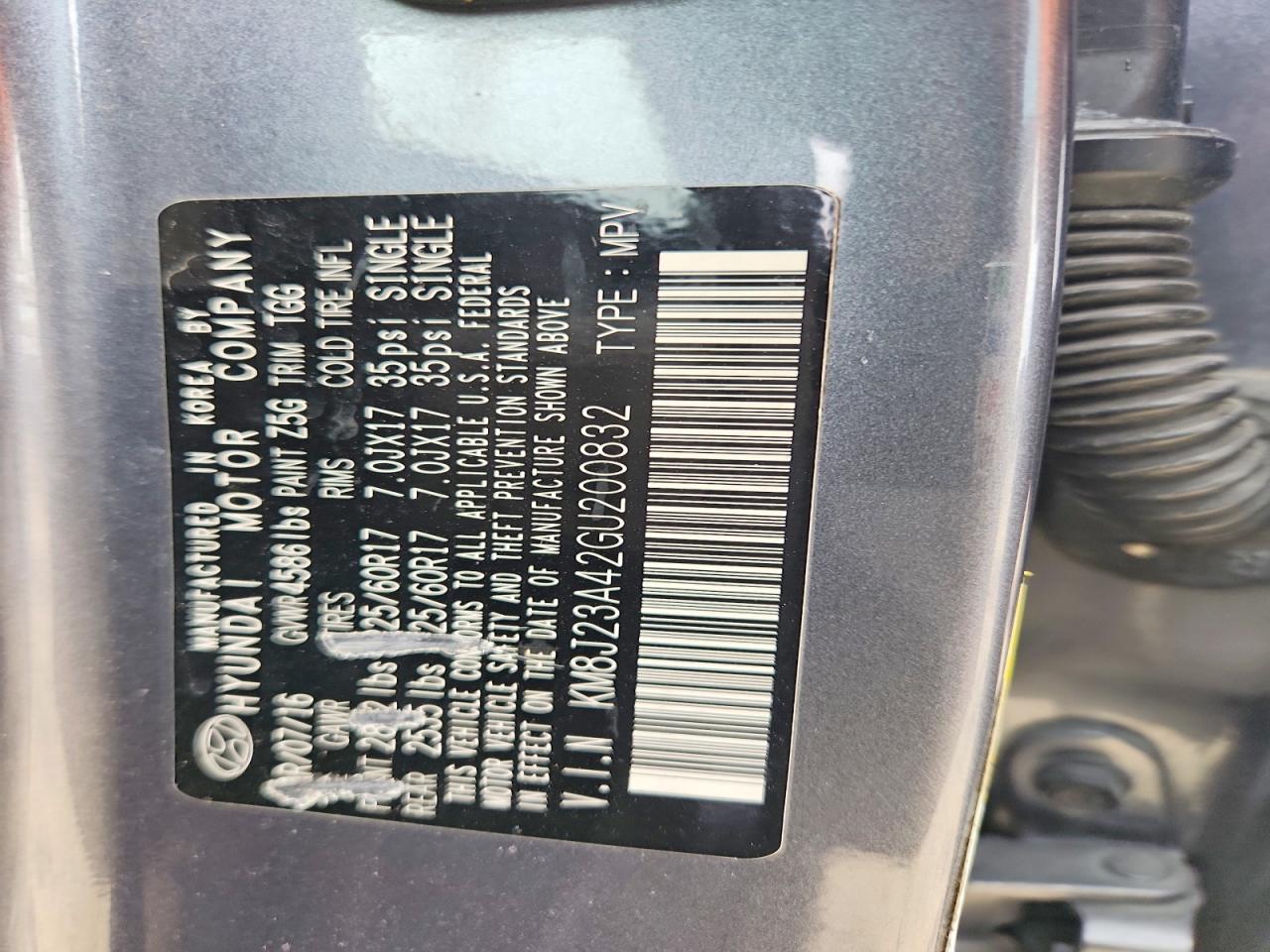 2016 HYUNDAI TUCSON SE photo 34