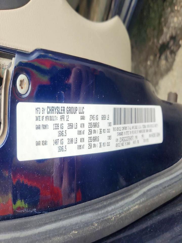 2012 DODGE GRAND CARAVAN SXT photo 25