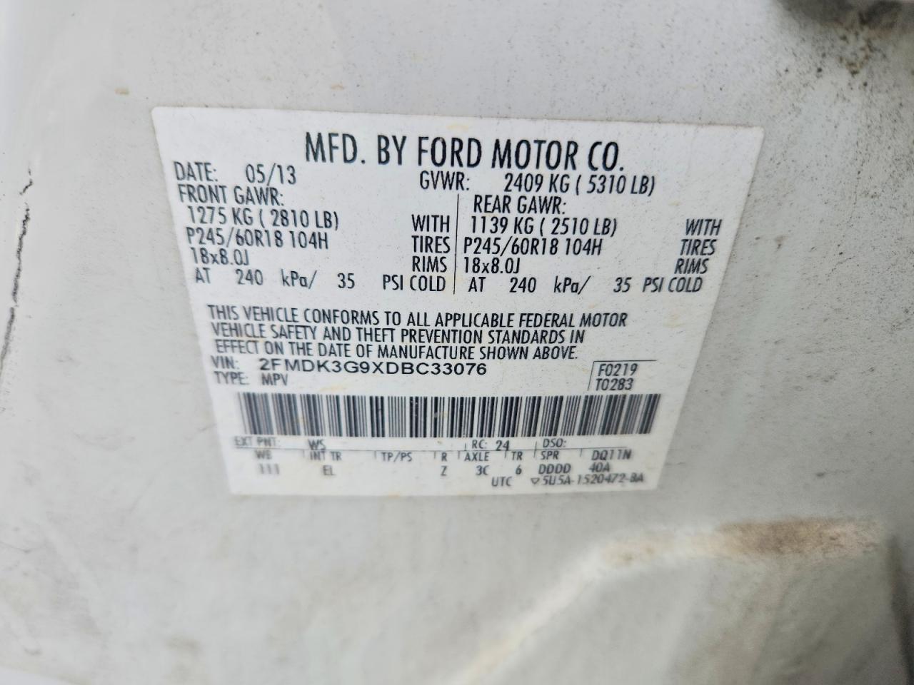 2013 FORD EDGE SE photo 37