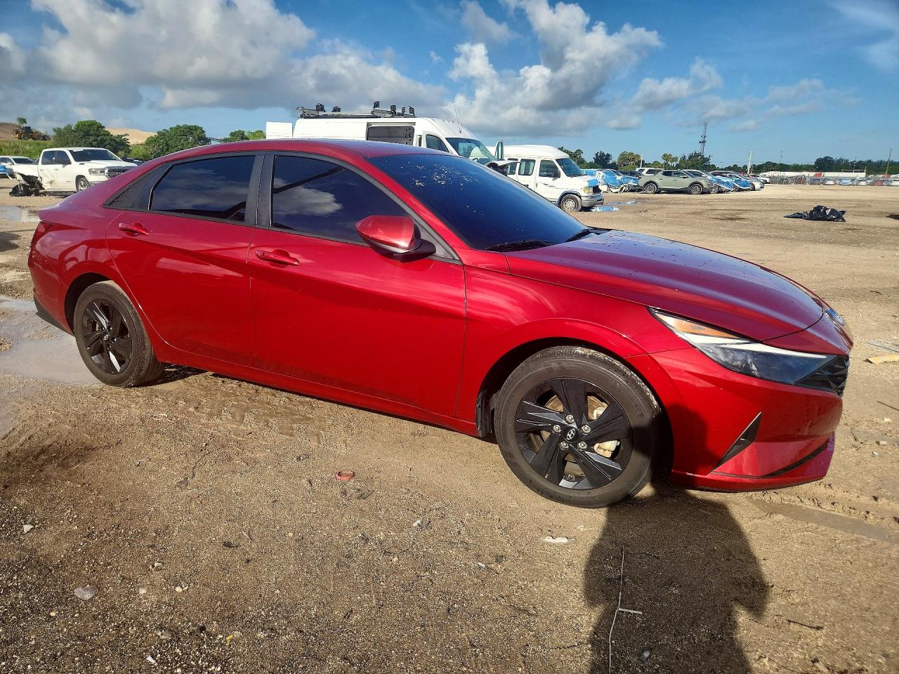 2023 HYUNDAI ELANTRA BLUE photo 7