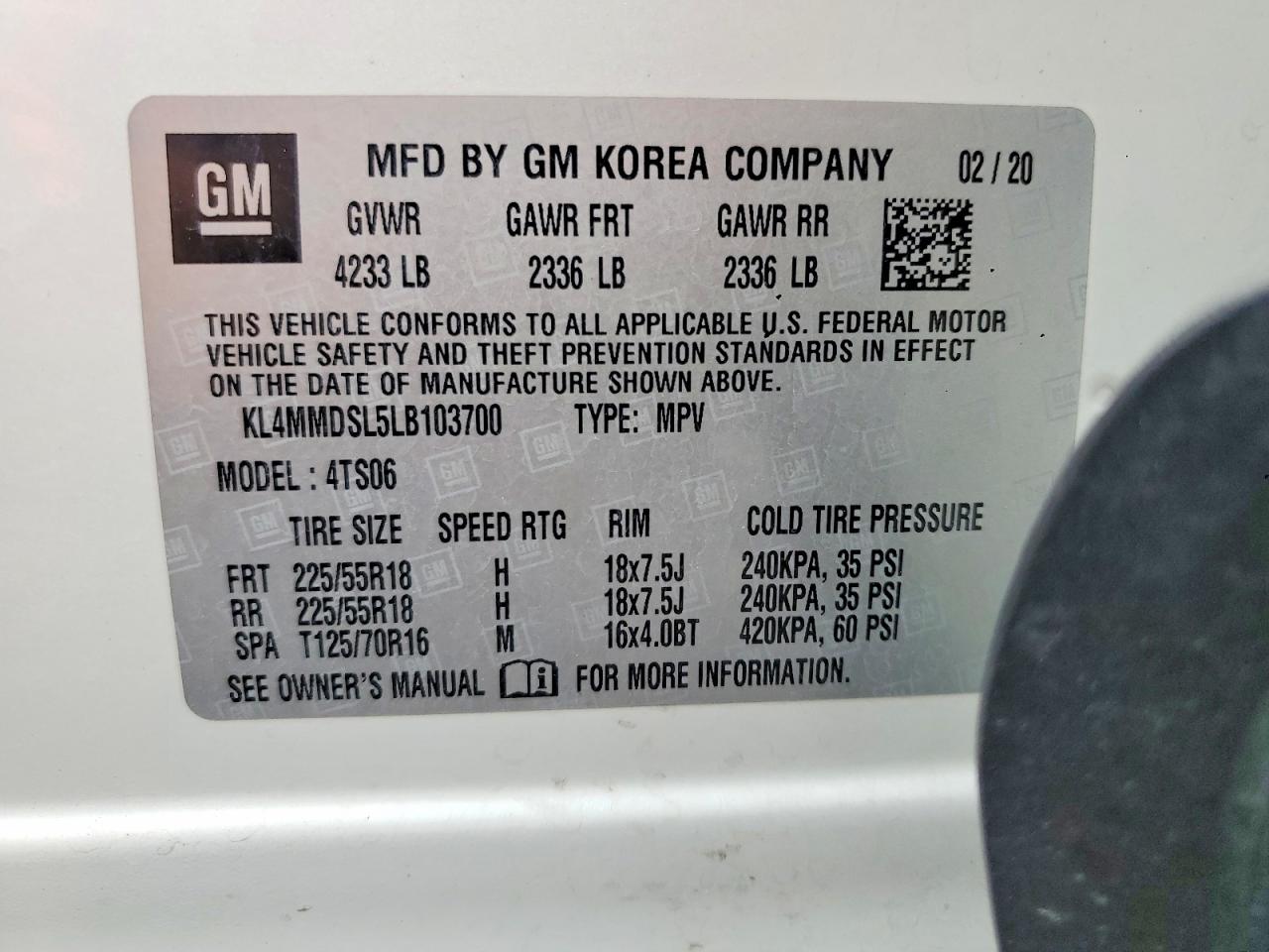 2020 BUICK ENCORE GX SELECT photo 23