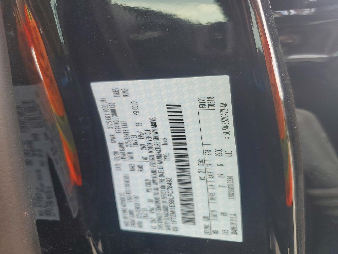 2020 FORD F150 SUPERCREW photo 25