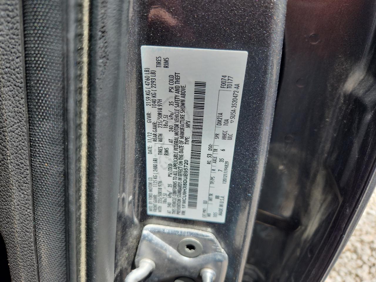 2013 FORD ESCAPE SEL photo 25