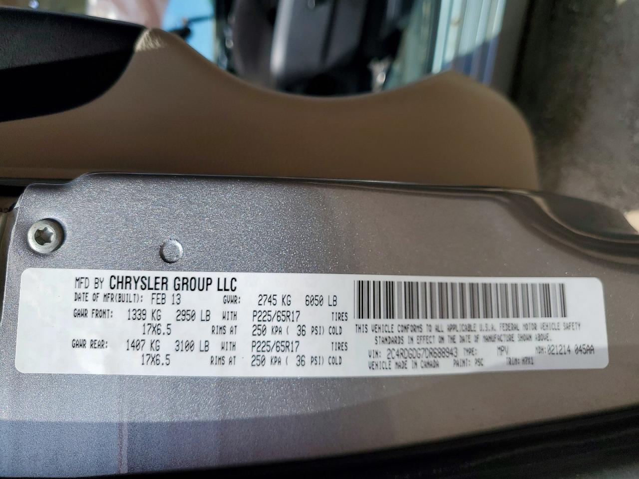 2013 DODGE GRAND CARAVAN CREW photo 27
