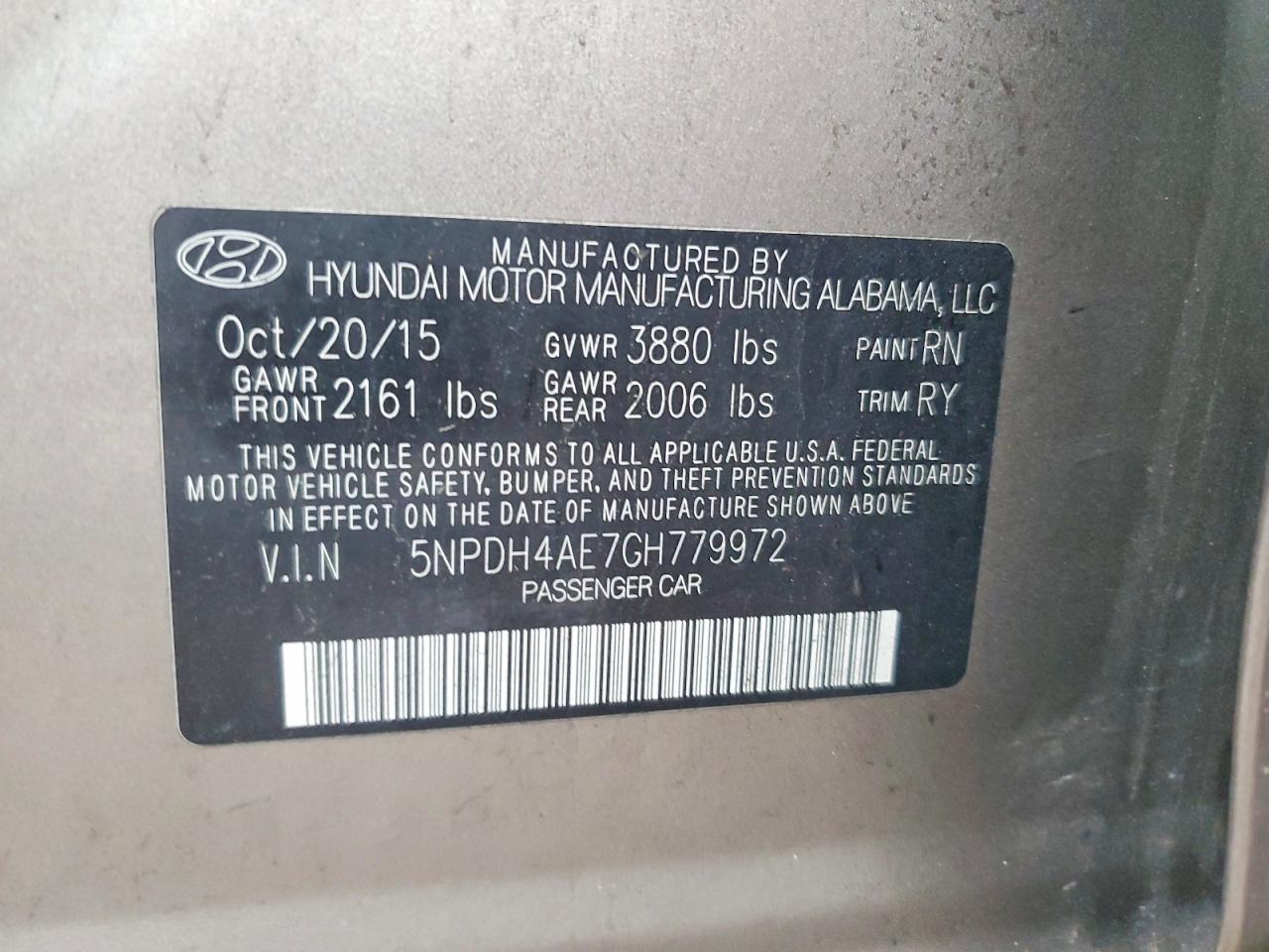 2016 HYUNDAI ELANTRA VALUE EDITION photo 23