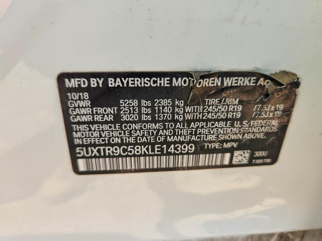 2019 BMW X3 XDRIVE30I photo 23