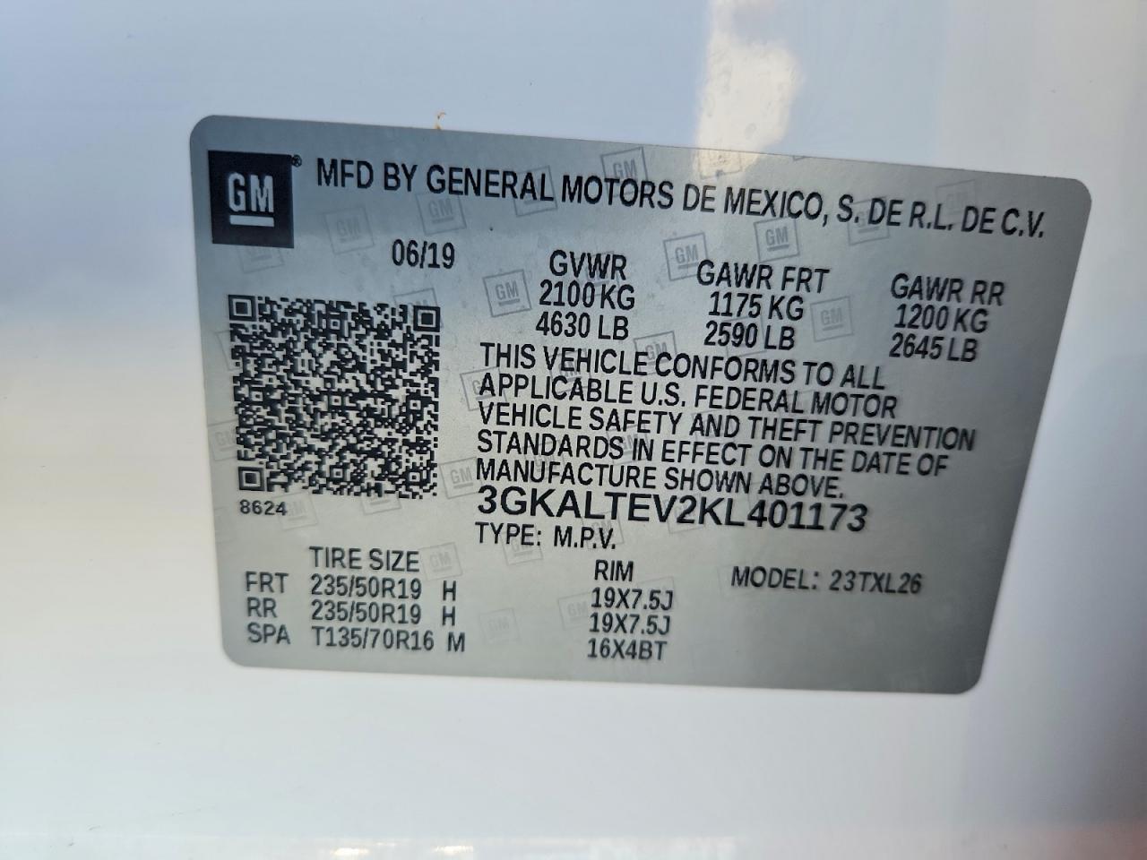 2019 GMC TERRAIN SLE photo 37
