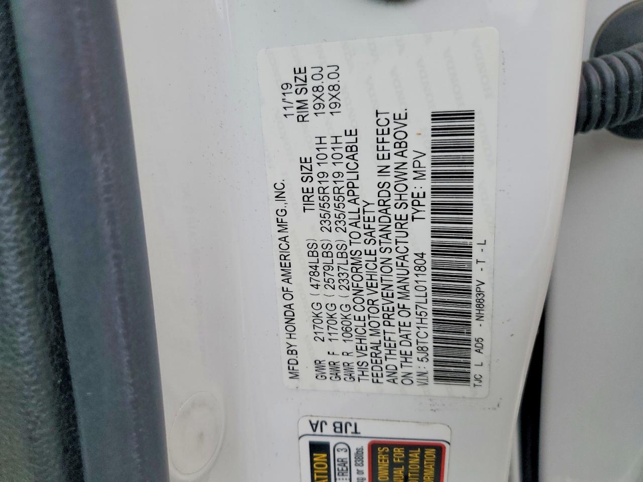 2020 ACURA RDX TECHNOLOGY photo 34