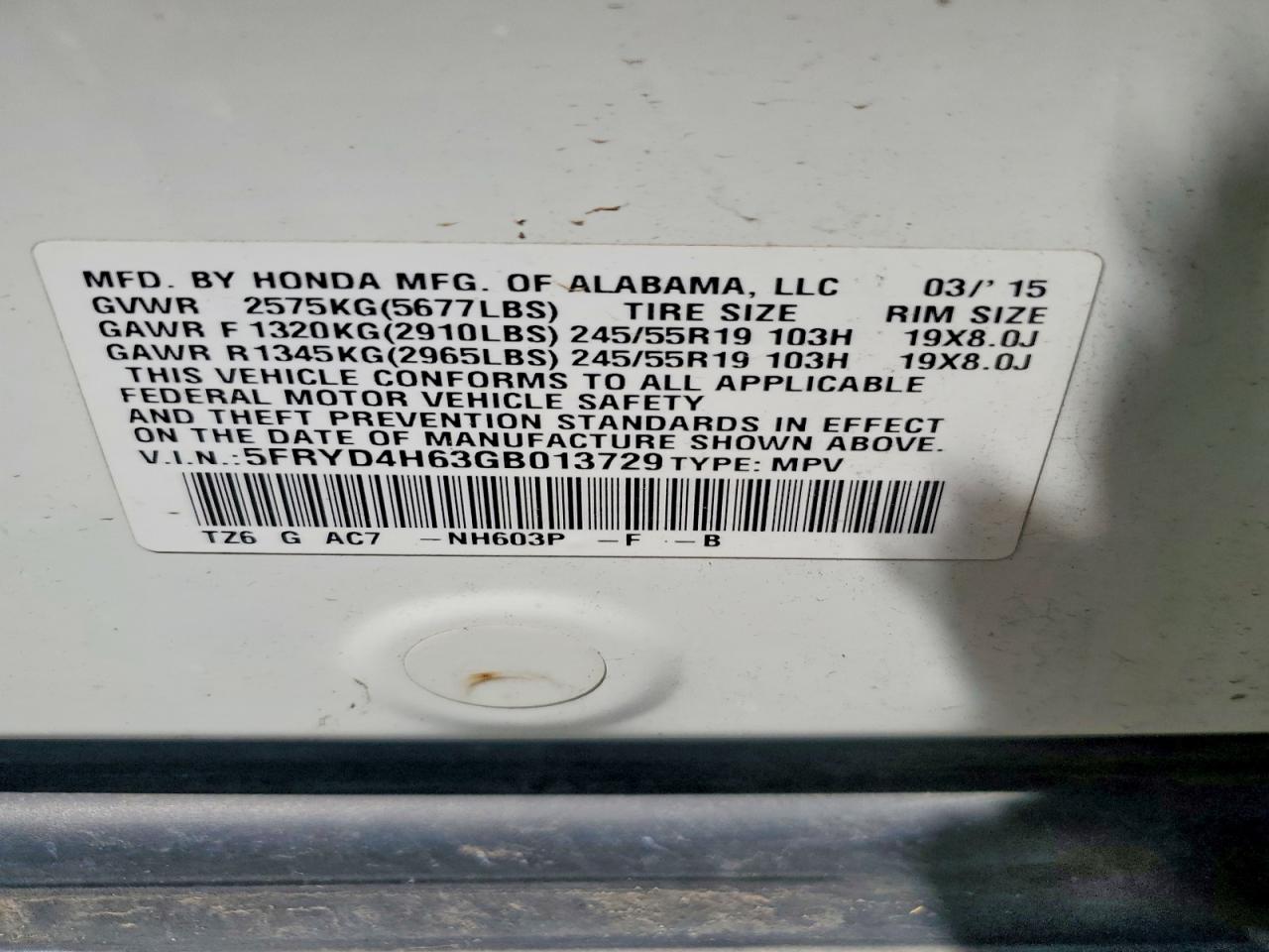2016 ACURA MDX TECHNOLOGY photo 37