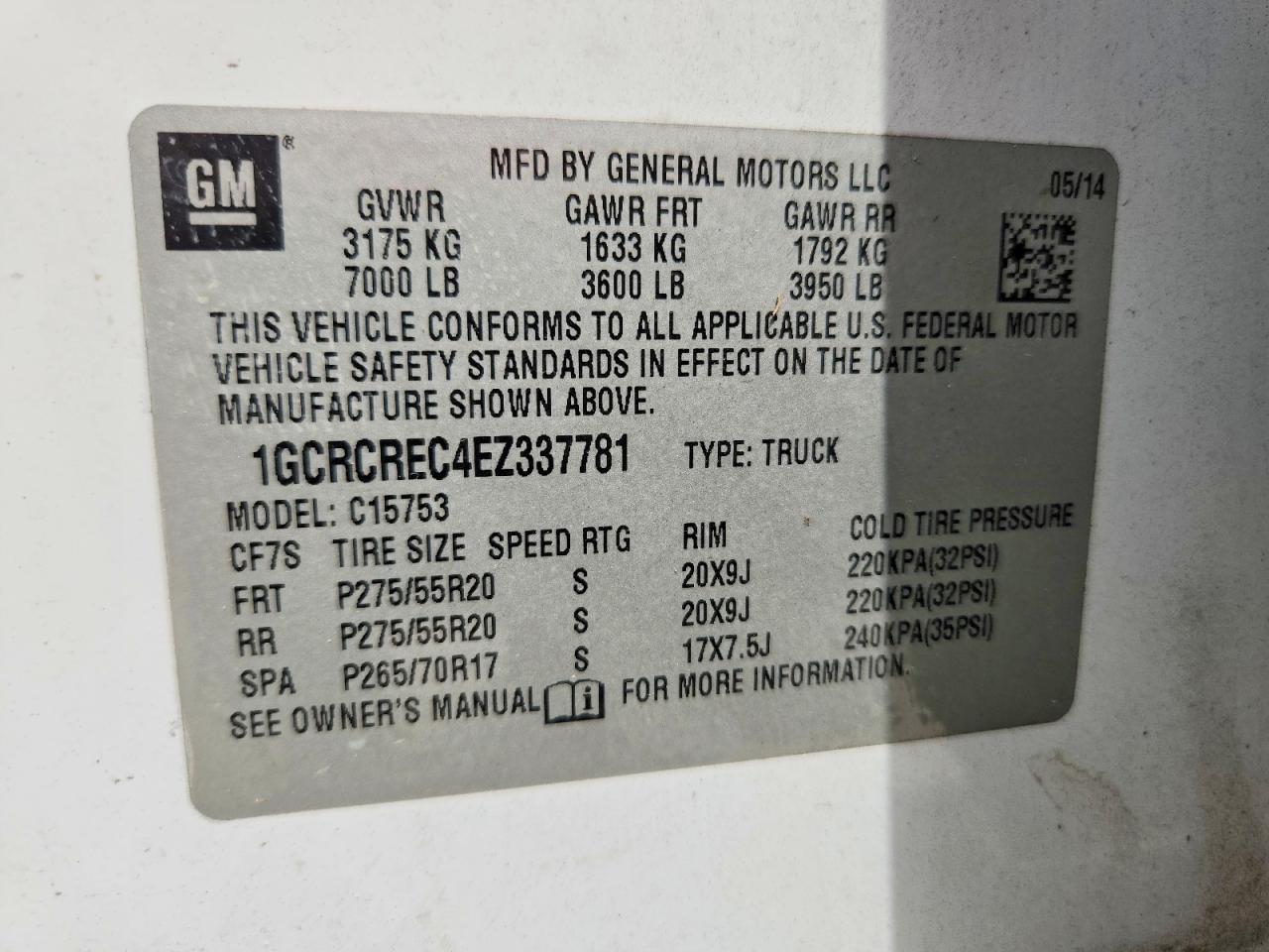 2014 CHEVROLET SILVERADO C1500 LT photo 34