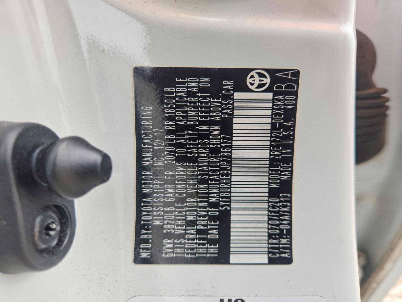 2018 TOYOTA COROLLA SE photo 23