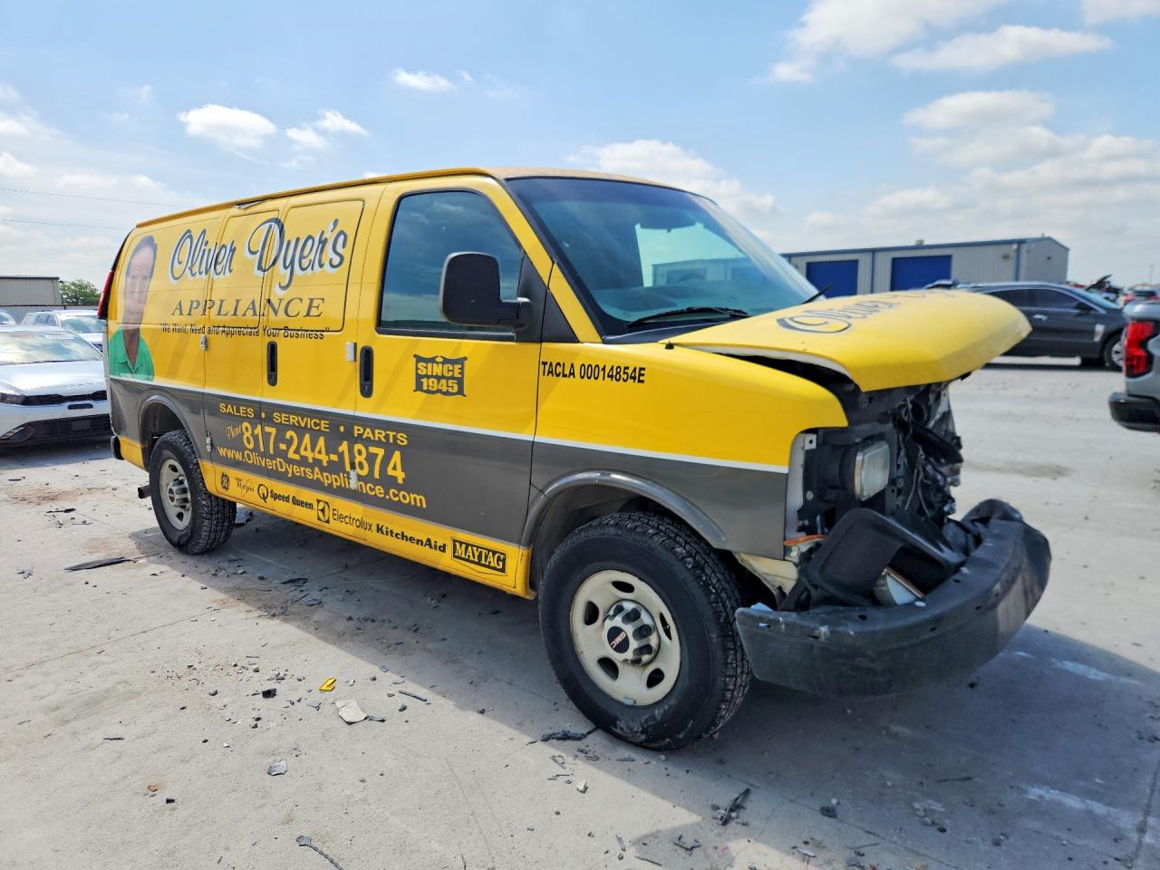 2012 GMC SAVANA 2500 CARGO DELIVERY VAN photo 7