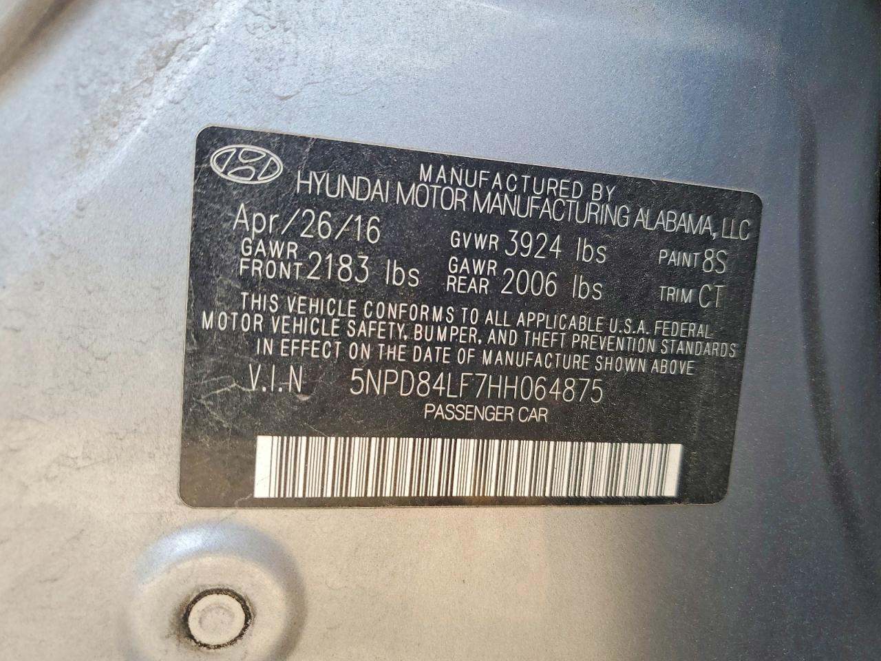 2017 HYUNDAI ELANTRA LIMITED photo 23