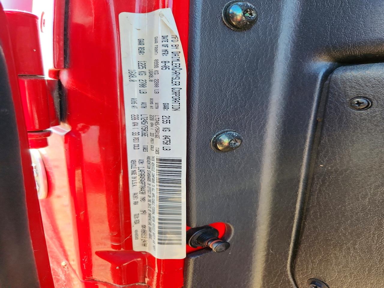 2006 JEEP WRANGLER / TJ UNLIMITED RUBICON photo 27