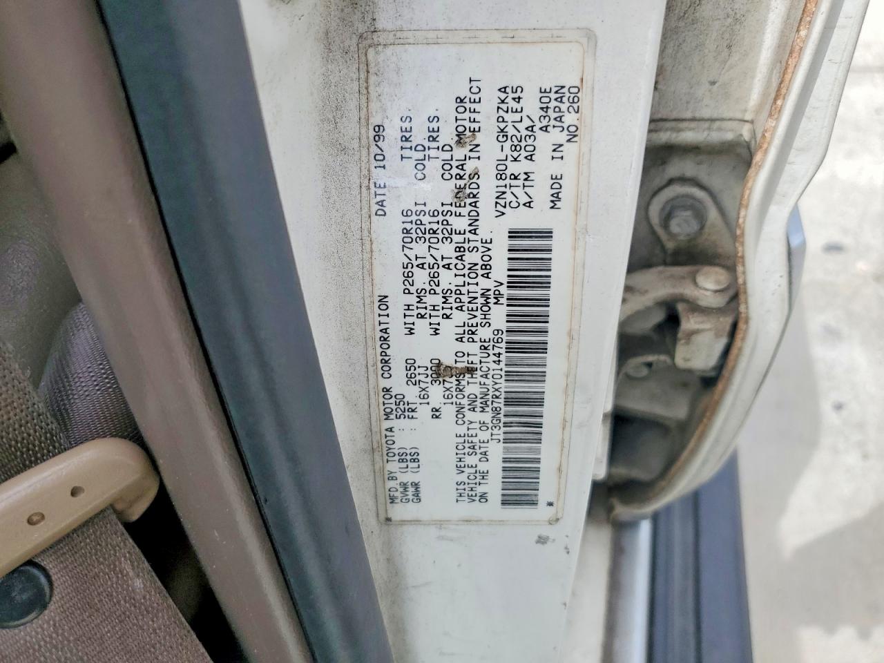 2000 TOYOTA 4RUNNER LIMITED photo 37